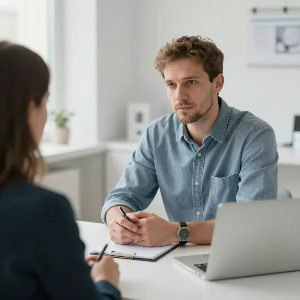врач обсуждает с пациентом лечение алкоголизма без ведома больного